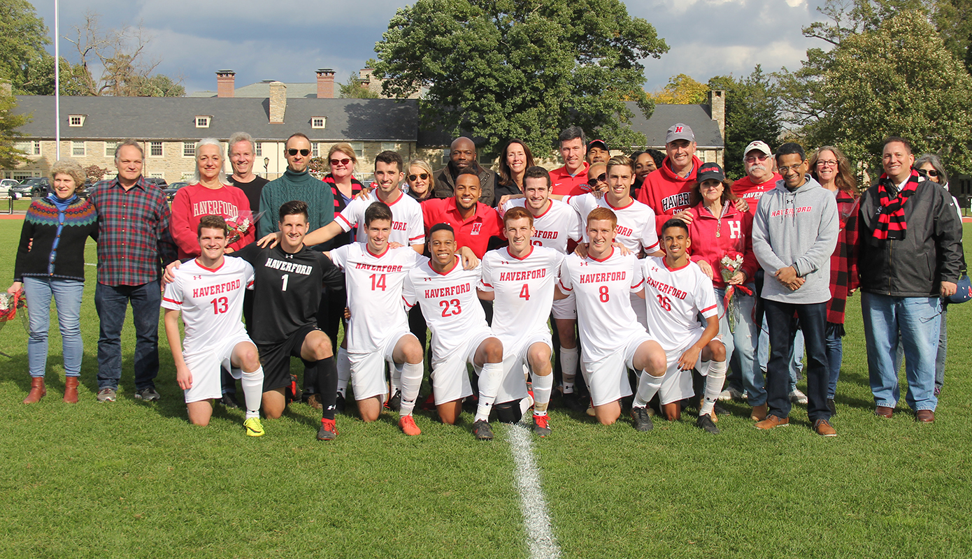 Men's Soccer Takes Over First Place on Senior Day, Beats Dickinson 2-0