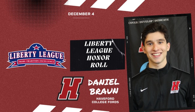 Braun named to Liberty League Weekly Honor Roll