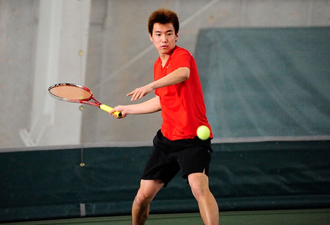 Nakayama Wins for Men's Tennis vs. No. 27 Swarthmore