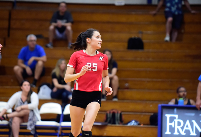 Volleyball Picks Up Road Win at Dickinson, 3-1