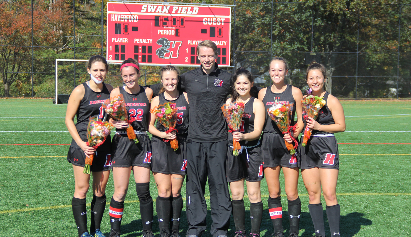 Field Hockey Notches Thrilling Senior Day Victory over Swarthmore, 2-1
