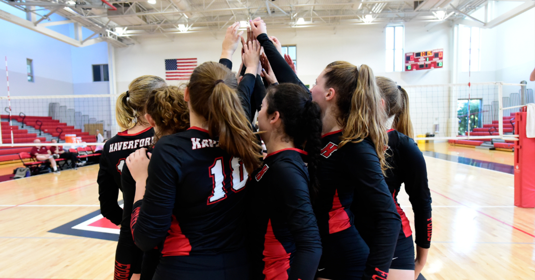 Volleyball Opens Postseason with First Round Rematch against Swarthmore Wednesday