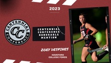 Zoey Despines Named Honorable Mention All-Centennial Conference